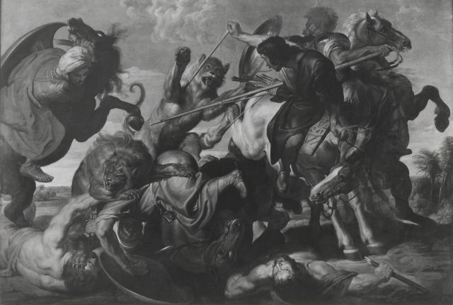 A. C. Cooper — Rubens Pieter Paul - sec. XVI/ XVII - Caccia all'orso — insieme